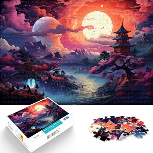 Puzzle für Erwachsene mit 1000 Teilen, asiatische Landschaft, Spielzeug, Denkspiel, anspruchsvolles Puzzlespiel und Familienspiel,38x52cm, für 14-Jährige Puzzle für Erwachsene mit 1000 Teilen, asiatische Landschaft, Spielzeug, Denkspiel, anspruchsvolles Puzzlespiel und Familienspiel,38x52cm, für 14-Jährige von SYUNFEI