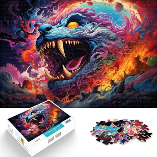 1000-teiliges Puzzle für Erwachsene, bizarres, buntes Monster, Spielzeug, Denkspiel, Weihnachtspuzzle, Geschenke,38x52cm, geeignet für Jugendliche ab 14 Jahren 1000-teiliges Puzzle für Erwachsene, bizarres, buntes Monster, Spielzeug, Denkspiel, Weihnachtspuzzle, Geschenke,38x52cm, geeignet für Jugendliche ab 14 Jahren von SYUNFEI
