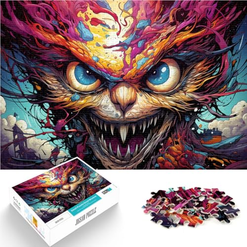 Puzzle 2000 Teile für Erwachsene Bizarres buntes Monster-Denkspiel Lernspiel für Geburtstag, Weihnachten 27,56 Zoll x 39,37 Zoll von SYUNFEI