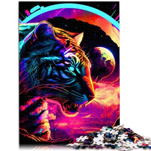 Puzzle 1000 Teile für Erwachsene, buntes Tiger-Puzzle, als Geschenk zum Stressabbau, zum Urlaub zu Hause, zum Zeitvertreib,38x52cm, für 14-Jährige Puzzle 1000 Teile für Erwachsene, buntes Tiger-Puzzle, als Geschenk zum Stressabbau, zum Urlaub zu Hause, zum Zeitvertreib,38x52cm, für 14-Jährige von SYUNFEI
