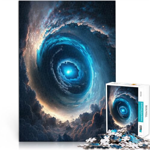 Puzzle für Erwachsene, 1000 Teile, kosmisches schwarzes Loch, als Puzzle-Geschenk, Geburtstagsgeschenk, Wanddekoration, 50 x 75 cm, für Teenager ab 14 Jahren Puzzle für Erwachsene, 1000 Teile, kosmisches schwarzes Loch, als Puzzle-Geschenk, Geburtstagsgeschenk, Wanddekoration, 50 x 75 cm, für Teenager ab 14 Jahren von SYUNFEI