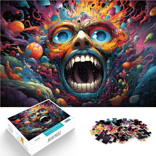 Puzzle 1000 Teile für Erwachsene Farbiges Fantasy-Monster-Cartoon-Puzzle Eltern-Kind-Interaktion 14,96 Zoll x 20,47 Zoll Geeignet für und Jugendliche ab 14 Jahren Puzzle 1000 Teile für Erwachsene Farbiges Fantasy-Monster-Cartoon-Puzzle Eltern-Kind-Interaktion 14,96 Zoll x 20,47 Zoll Geeignet für und Jugendliche ab 14 Jahren von SYUNFEI
