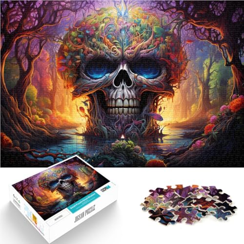 Puzzle für Erwachsene mit 1000 Teilen, buntes Monster, Denkspiel für die ganze Familie, 38x52cm von SYUNFEI
