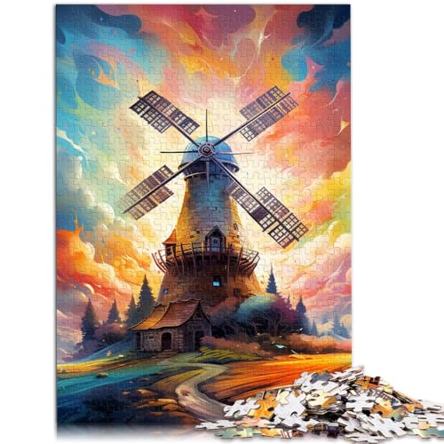 Puzzle für Erwachsene 1000 Teile Bunte Windmühlen Familienspiel und Lernspiel für Geburtstag, Weihnachten 50 x 75 cm für 14-Jährige Puzzle für Erwachsene 1000 Teile Bunte Windmühlen Familienspiel und Lernspiel für Geburtstag, Weihnachten 50 x 75 cm für 14-Jährige von SYUNFEI