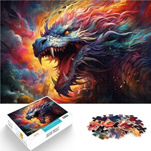 Puzzle 1000 Teile für Erwachsene Chinesischer Drache Lernspiel Herausforderungsspielzeug Lernspiel für Geburtstag, Weihnachten 14,96 Zoll x 20,47 Zoll Puzzle 1000 Teile für Erwachsene Chinesischer Drache Lernspiel Herausforderungsspielzeug Lernspiel für Geburtstag, Weihnachten 14,96 Zoll x 20,47 Zoll von SYUNFEI