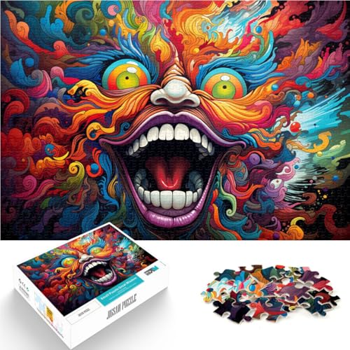 Puzzle 2000 Teile für Erwachsene, farbenfrohes dämonisches Kunstlernspielzeug, Stressabbau, 70 x 100 cm, für Jugendliche ab 14 Jahren von SYUNFEI