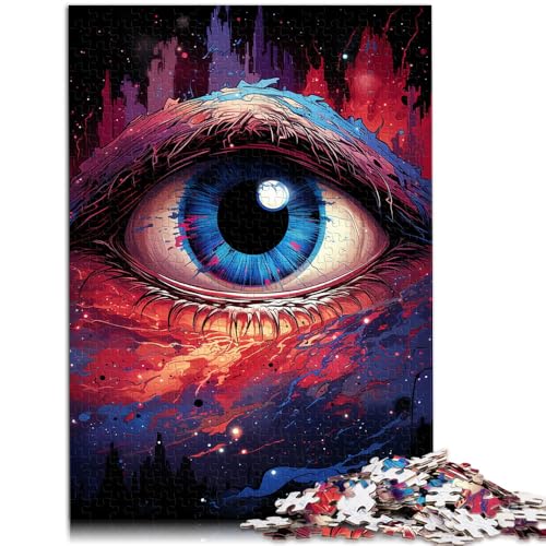Puzzle für Erwachsene, 1000 Teile, das kosmische Auge, Lernspiele für Zuhause, DIY-Spielzeug, Weihnachts- und Geburtstagsgeschenke, 26x38cm, für Teenager ab 14 Jahren von SYUNFEI