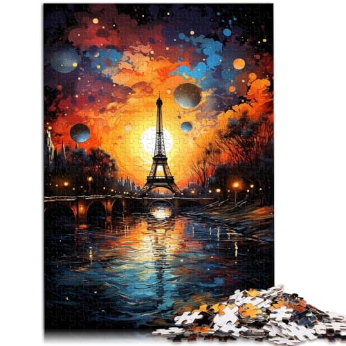 Puzzle für Erwachsene, 1000 Teile, der Eiffelturm von Paris, Lernpuzzle, 50x75cm, geeignet für Jugendliche ab 14 Jahren von SYUNFEI