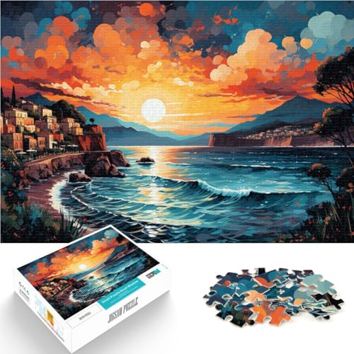 Puzzle mit 2000 Teilen für Erwachsene, Amalfiküste, entspannendes, intellektuelles Lernspielzeug, tolles, 70 x 100 cm, für 14-Jährige von SYUNFEI