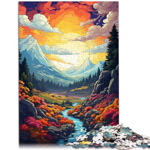 Puzzle für Erwachsene, 1000 Teile, Estrela-Gebirge, Lernspielzeug, Familienspiele, Wichtelgeschenke,50x75cm, für Teenager ab 14 Jahren von SYUNFEI