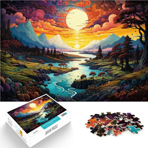 Puzzle für Erwachsene, 2000 Teile, Golfinseln, Spielzeug, Denkspiel, Herausforderung für die Gehirnintelligenz, süchtig machendes Spielzeug, 27,56 x 39,37 Zoll, von SYUNFEI