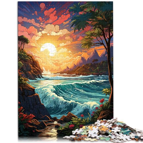 Puzzle für Erwachsene, die Seychellen, 2000 Teile, Puzzles für Erwachsene und Kinder, 70 x 100 cm, graue Kartenpuzzles, geeignet für Erwachsene, Puzzle, Wanddekoration von SYUNFEI