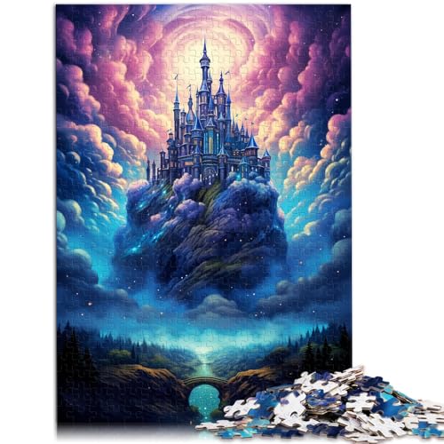 Puzzle für Erwachsene, 1000 Teile, eine große Burg über der Stadt, anspruchsvolles Spiel, tolles Geschenk für Spiele,38x52cm, geeignet für und Jugendliche ab 14 Jahren von SYUNFEI