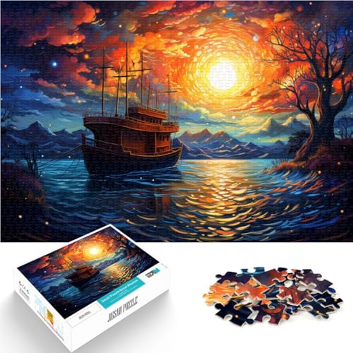 Puzzle für Erwachsene, 1000 Teile, in Einer Mondnacht, schwieriges Puzzle, Lernspiel für Geburtstag, Weihnachten,50x75cm, für 14-Jährige Puzzle für Erwachsene, 1000 Teile, in Einer Mondnacht, schwieriges Puzzle, Lernspiel für Geburtstag, Weihnachten,50x75cm, für 14-Jährige von SYUNFEI