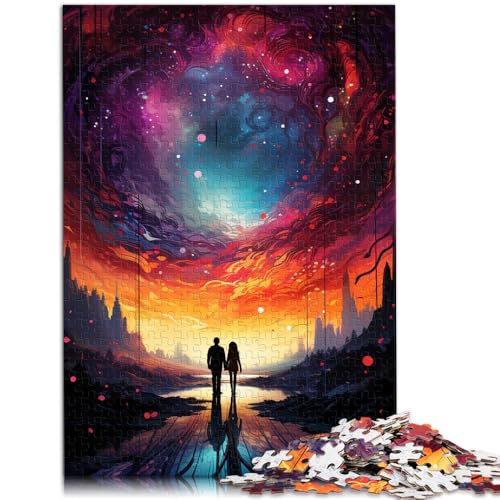 Puzzle für Erwachsene, endlose Liebe, Weltraum, Puzzle 1000 Teile, 50 x 75 cm, Holzbrettpuzzle für Erwachsene und Familien, Familienunterhaltungsspielzeug Puzzle für Erwachsene, endlose Liebe, Weltraum, Puzzle 1000 Teile, 50 x 75 cm, Holzbrettpuzzle für Erwachsene und Familien, Familienunterhaltungsspielzeug von SYUNFEI