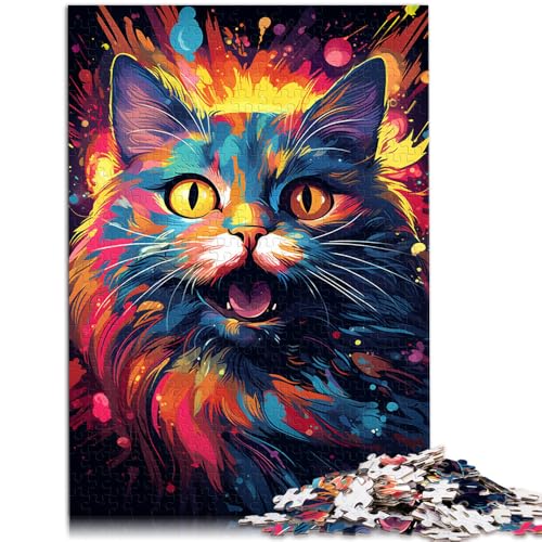 Puzzle für Erwachsene, 1000 Teile, exotisches Katzen-Puzzlespiel, 14,96 x 20,47 Zoll, Weihnachts-Puzzlegeschenke für Teenager ab 14 Jahren Puzzle für Erwachsene, 1000 Teile, exotisches Katzen-Puzzlespiel, 14,96 x 20,47 Zoll, Weihnachts-Puzzlegeschenke für Teenager ab 14 Jahren von SYUNFEI