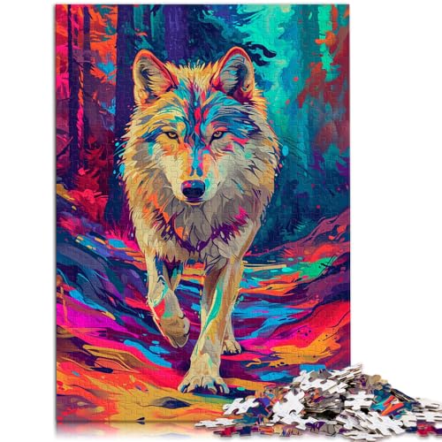 Puzzle für Erwachsene, 1000 Teile, exotischer Wolf, Lernspiele für Zuhause, DIY-Spielzeug, Lernspiel für Geburtstag, Weihnachten, 14,96 Zoll x 20,47 Zoll Puzzle für Erwachsene, 1000 Teile, exotischer Wolf, Lernspiele für Zuhause, DIY-Spielzeug, Lernspiel für Geburtstag, Weihnachten, 14,96 Zoll x 20,47 Zoll von SYUNFEI