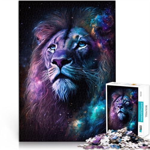 Puzzle für Erwachsene, exotischer bunter Vogel, 1000 Teile, 50 x 75 cm, Holzbrettpuzzle für Erwachsene und Kinder ab 14 Jahren, lustige Puzzlespiele von SYUNFEI