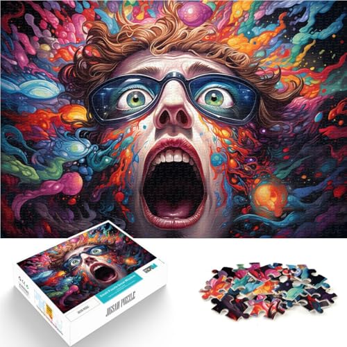 Puzzle für Erwachsene, 1000 Teile, farbenfrohe, gruselige Menschen, Entspannungsspiele, anspruchsvolles Puzzlespiel und Familienspiel, 50 x 75 cm, für Teenager ab 14 Jahren Puzzle für Erwachsene, 1000 Teile, farbenfrohe, gruselige Menschen, Entspannungsspiele, anspruchsvolles Puzzlespiel und Familienspiel, 50 x 75 cm, für Teenager ab 14 Jahren von SYUNFEI
