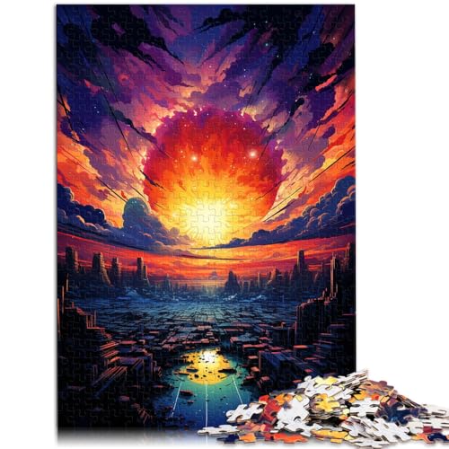 2000-teiliges Puzzle für Erwachsene, farbenfrohe Sonnenuntergangsstadt, Lernspiel, Herausforderungsspielzeug, Eltern-Kind-Interaktion, 70 x 100 cm, 2000-teiliges Puzzle für Erwachsene, farbenfrohe Sonnenuntergangsstadt, Lernspiel, Herausforderungsspielzeug, Eltern-Kind-Interaktion, 70 x 100 cm, von SYUNFEI