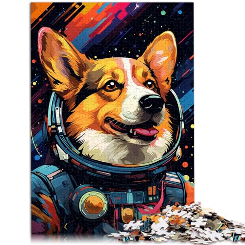 Puzzle 1000 Teile für Erwachsene, farbenfrohes Corgi-Weltraum-Denkspiel, Stressabbau, Zeitvertreib zu Hause, 50 x 75 cm, für Teenager ab 14 Jahren Puzzle 1000 Teile für Erwachsene, farbenfrohes Corgi-Weltraum-Denkspiel, Stressabbau, Zeitvertreib zu Hause, 50 x 75 cm, für Teenager ab 14 Jahren von SYUNFEI