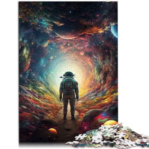 Puzzle für Erwachsene, 1000 Teile, Astronaut, Familienspaß, Puzzle, Familienspiel, Stressabbau, schwieriges Herausforderungspuzzle, 19,7 x 29,5 Zoll von SYUNFEI