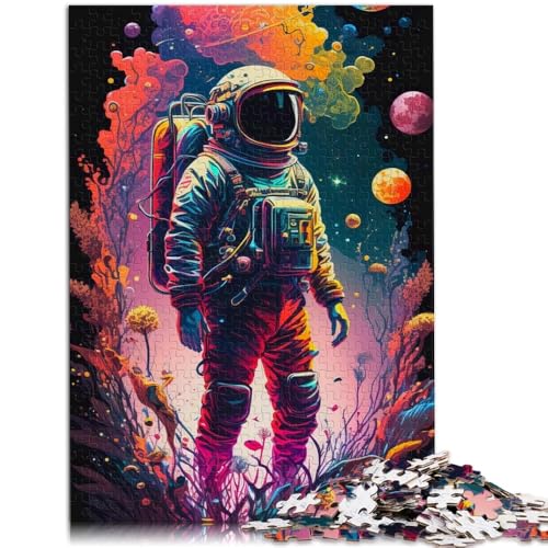 Puzzle für Erwachsene, 1000 Teile, Farb-Astronaut, Lernspielzeug, Familienspiele, Geschenke für Freunde und Familie, 14,96 x 20,47 Zoll Puzzle für Erwachsene, 1000 Teile, Farb-Astronaut, Lernspielzeug, Familienspiele, Geschenke für Freunde und Familie, 14,96 x 20,47 Zoll von SYUNFEI