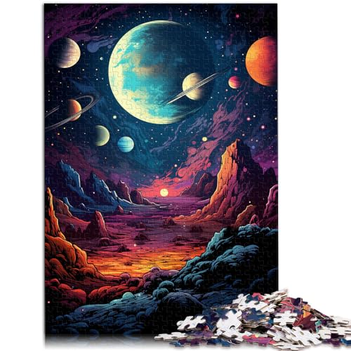Puzzle für Erwachsene, 1000 Teile, Farbplanetenlandschaft, Unmögliches Puzzle, Lernspiel für Geburtstag, Weihnachten,38x52cm Puzzle für Erwachsene, 1000 Teile, Farbplanetenlandschaft, Unmögliches Puzzle, Lernspiel für Geburtstag, Weihnachten,38x52cm von SYUNFEI