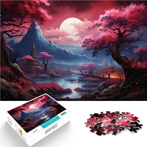 Puzzle für Erwachsene, 1000 Teile, japanische Kirschblüten-Landschaftskunst, Puzzle für Lernspiele, Herausforderungsspielzeug, 14,96 x 20,47 Zoll, Weihnachtspuzzle-Geschenke Puzzle für Erwachsene, 1000 Teile, japanische Kirschblüten-Landschaftskunst, Puzzle für Lernspiele, Herausforderungsspielzeug, 14,96 x 20,47 Zoll, Weihnachtspuzzle-Geschenke von SYUNFEI