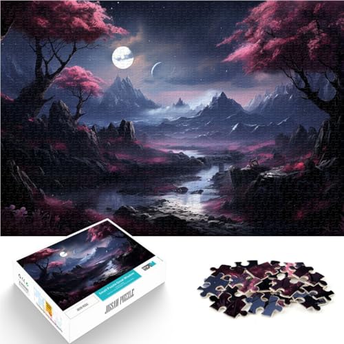 1000-teiliges Puzzle für Erwachsene, japanische Kirschblüte, Lernspiel, herausforderndes Spielzeug, geeignet für Paare, 50 x 75 cm, 1000-teiliges Puzzle für Erwachsene, japanische Kirschblüte, Lernspiel, herausforderndes Spielzeug, geeignet für Paare, 50 x 75 cm, von SYUNFEI