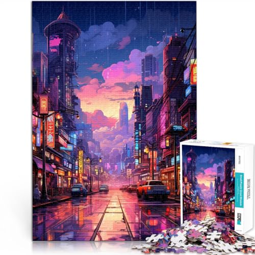 Puzzle 2000 Teile für Erwachsene, Japanisches Straßenpuzzle, Lernspiele, Stressabbau, Urlaub zu Hause, Zeit totschlagen, 70 x 100 cm, für Teenager ab 14 Jahren von SYUNFEI