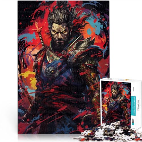 Puzzle für Erwachsene, 2000 Teile, Japanisches Samurai-Lernpuzzle, Wichtelgeschenke, 70 x 100 cm, für Teenager ab 14 Jahren von SYUNFEI