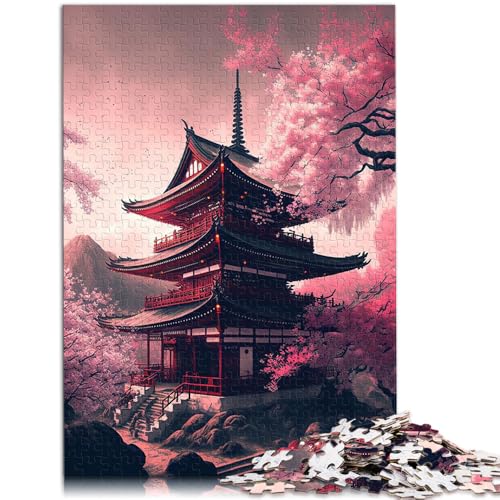 Puzzle 2000 Teile für Erwachsene Japanischer Tempel Dekomprimierendes intellektuelles Lernspielzeug Weihnachtspuzzle Geschenke 27,56 Zoll x 39,37 Zoll von SYUNFEI