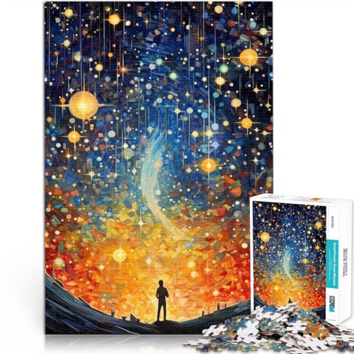 Puzzle 1000 Teile für Erwachsene Psychedelic Sky Puzzle Lernspiele Lernspiel für Geburtstag, Weihnachten 14,96 Zoll x 20,47 Zoll von SYUNFEI