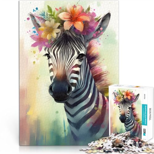 Puzzle für Erwachsene mit 1000 Teilen, Zebra-Baby, Familienspiel für Erwachsene und jedes Teil ist einzigartig – anspruchsvolles, unterhaltsames Familienspiel, 50 x 75 cm, Puzzle für Erwachsene mit 1000 Teilen, Zebra-Baby, Familienspiel für Erwachsene und jedes Teil ist einzigartig – anspruchsvolles, unterhaltsames Familienspiel, 50 x 75 cm, von SYUNFEI