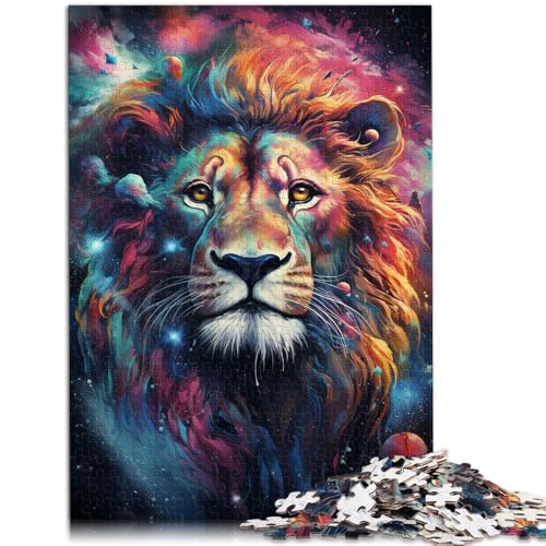 Puzzle 1000 Teile für Erwachsene, Weltraumlöwe, Lernspiel, Herausforderungsspielzeug, tolles, 38x52cm, für Teenager ab 14 Jahren Puzzle 1000 Teile für Erwachsene, Weltraumlöwe, Lernspiel, Herausforderungsspielzeug, tolles, 38x52cm, für Teenager ab 14 Jahren von SYUNFEI