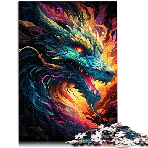 Puzzle für Erwachsene, künstlerische Drachen-Puzzles, 1000 Teile,26x38cm, Papppuzzles für Erwachsene und Kinder ab 14 Jahren, Lernspielzeug, Familienspiele Puzzle für Erwachsene, künstlerische Drachen-Puzzles, 1000 Teile,26x38cm, Papppuzzles für Erwachsene und Kinder ab 14 Jahren, Lernspielzeug, Familienspiele von SYUNFEI