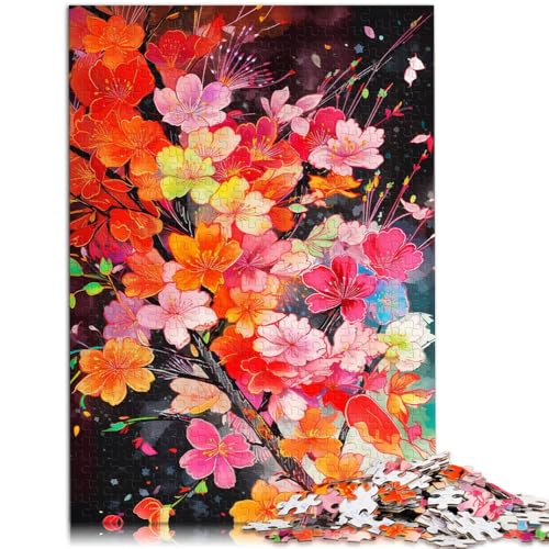 Puzzle für Erwachsene, 1000 Teile, leuchtende Kirschblüten, das Puzzle, Lernspiel für Geburtstag, Weihnachten,50x75cm, für 14-Jährige Puzzle für Erwachsene, 1000 Teile, leuchtende Kirschblüten, das Puzzle, Lernspiel für Geburtstag, Weihnachten,50x75cm, für 14-Jährige von SYUNFEI