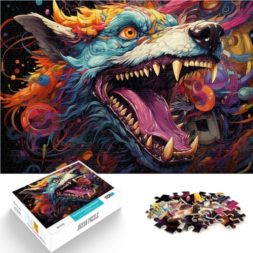 2000-teiliges Puzzle für Erwachsene mit mechanischen Hunden, Lernspiele für Zuhause, DIY-Spielzeug, tolle Geschenke und Spielzeuge, 70 x 100 cm, für Teenager ab 14 Jahren von SYUNFEI