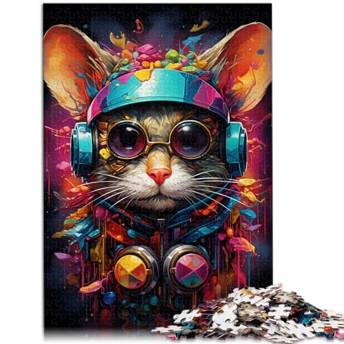 Puzzle für Erwachsene, 1000 Teile, Bunte mechanische Maus, Puzzle für Lernspiele, Herausforderungsspielzeug, 26x38cm Puzzle für Erwachsene, 1000 Teile, Bunte mechanische Maus, Puzzle für Lernspiele, Herausforderungsspielzeug, 26x38cm von SYUNFEI