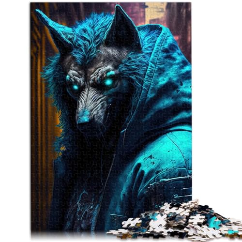 Puzzle mit 1000 Teilen für Erwachsene, mechanisches Wolf-Lernspielzeug, geeignet als Schreibtischdekoration, 50 x 75 cm, für Teenager ab 14 Jahren von SYUNFEI