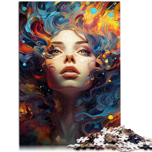 Puzzle mit 1000 Teilen für Erwachsene und Mädchen, Stressabbau-Spielzeug, hilft dem Gehirn, süchtig machendes Spielzeug zu trainieren und Geduld zu fördern,38x52cm von SYUNFEI