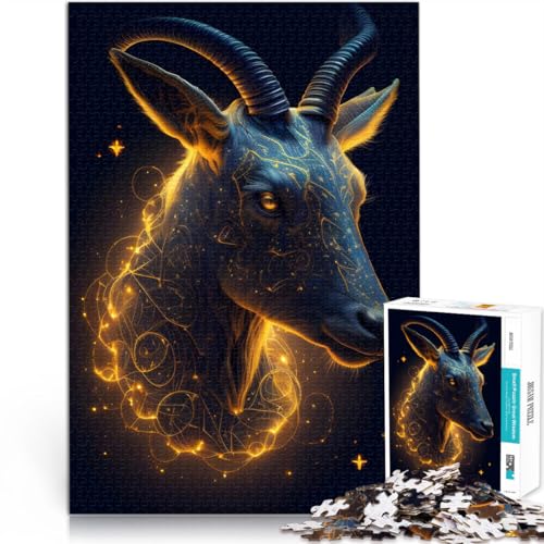 Puzzle 2000 Teile für Erwachsene, schönes Ziegen-Puzzle, Lernspiele, Geburtstagsgeschenk, Geschenke, Wandkunst, 70 x 100 cm, für Teenager ab 14 Jahren von SYUNFEI