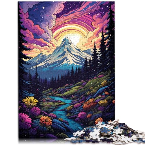 Puzzle 1000 Teile für Erwachsene Seltsame Berglandschaft für Puzzle Stressabbau Staycation Zeit totschlagen 10,27 Zoll x 14,96 Zoll für 14-Jährige von SYUNFEI