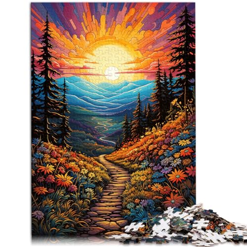 1000-teiliges Puzzle für Erwachsene, seltsame Landschaft, anspruchsvolles Spiel, Puzzle, Lernspiel für Geburtstag, Weihnachten,38x52cm von SYUNFEI