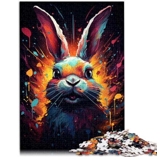 Puzzle für Erwachsene, 2000 Teile, buntes süßes Kaninchen-Spielzeug, Denkspiel, Lernspiel für Geburtstag, Weihnachten, 27,56 x 39,37 Zoll von SYUNFEI