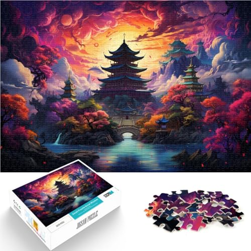2000-teiliges Puzzle für Erwachsene, traditionelles Pagoden-Denkspiel, ganze Familie, 27,56 x 39,37 Zoll 2000-teiliges Puzzle für Erwachsene, traditionelles Pagoden-Denkspiel, ganze Familie, 27,56 x 39,37 Zoll von SYUNFEI