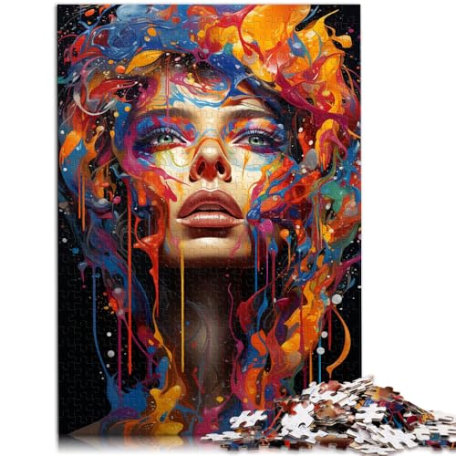 Puzzle für Erwachsene mit 1000 Teilen, trendiges Mädchen, farbenfrohes Denkspiel, als Geburtstagsgeschenk, Geschenk, Wandkunst, 50 x 75 cm, Puzzle für Erwachsene mit 1000 Teilen, trendiges Mädchen, farbenfrohes Denkspiel, als Geburtstagsgeschenk, Geschenk, Wandkunst, 50 x 75 cm, von SYUNFEI