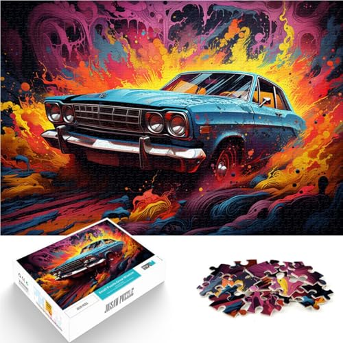Puzzle 1000 Teile für Erwachsene, verlassenes Auto, Lernspiel, Herausforderungsspielzeug, ganze Familie, 50 x 75 cm Puzzle 1000 Teile für Erwachsene, verlassenes Auto, Lernspiel, Herausforderungsspielzeug, ganze Familie, 50 x 75 cm von SYUNFEI