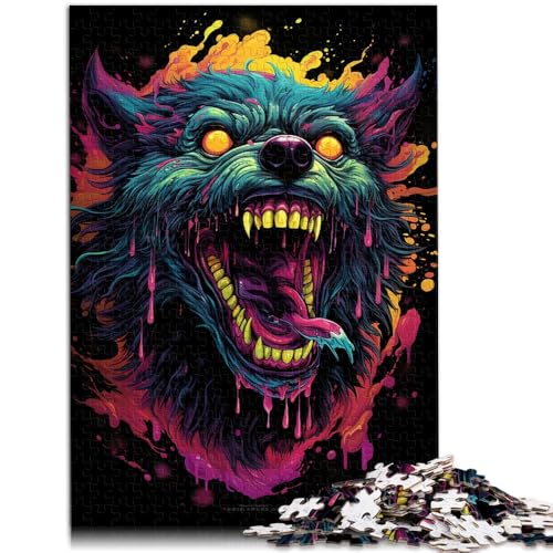 Puzzle für Erwachsene, 1000 Teile, wildes, buntes Tier, Puzzle für Lernspiele, Herausforderungsspielzeug, 14,96 x 20,47 Zoll Puzzle für Erwachsene, 1000 Teile, wildes, buntes Tier, Puzzle für Lernspiele, Herausforderungsspielzeug, 14,96 x 20,47 Zoll von SYUNFEI